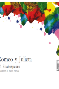 Agosto I°M - Romeo y Julieta - William Shakespeare